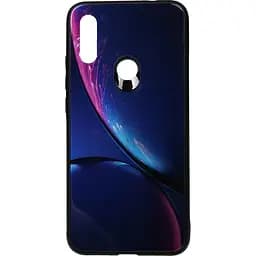 Чехол-накладка Toto Print Glass Space Case Xiaomi Redmi 7 Blue