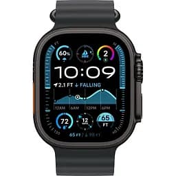 Смарт-годинник Apple Watch Ultra 2 49mm Black Titanium Case with Black Ocean Band (MX4P3) [114880] - мініатюра 2