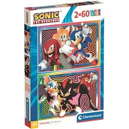  Пазл 2 в 1 Clementoni Sonic: 2 шт. по 60 елементів (24821)