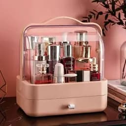 Органайзер для косметики XPRO YM206 Single Drawer на 2 секції рожевий (MER-14970_551) - мініатюра 3
