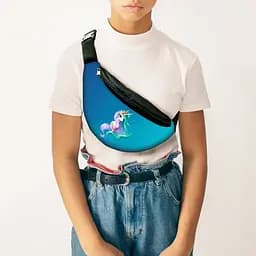 Сумка-бананка пони"My Little Pony,Принцесса Селестия"  с  принтом ,32х15см,детская,молодежная (00115)