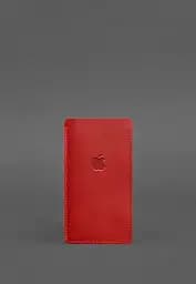 Кожаный чехол для iPhone 13 Красный