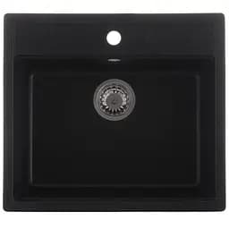 Кухонная мойка Zerix ZS-5751S-13 graphite ZX4601, Графит