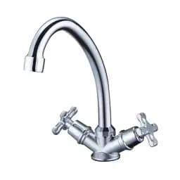 Смеситель для кухни Solone JIK4-A102-A двухвентильный Хром 30412