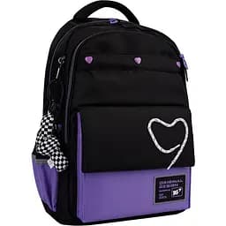 Рюкзак школьный Yes TS-48 Purple Hearts (559923)
