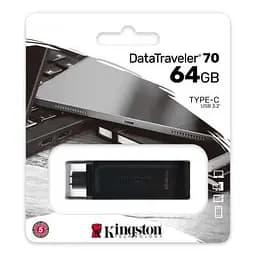 USB флеш накопичувач Kingston 64GB DataTraveler 70 USB 3.2 / Type-C (DT70/64GB) - мініатюра 3