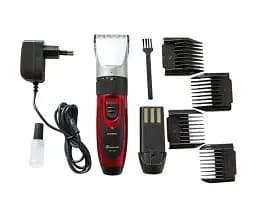 Машинка для стрижки Geemy GM-550 (Кераміка/Титан, 2 акумулятори)