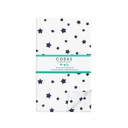 Комплект постільної білизни Cosas Starfall blue CS2 Євро рожевий (StarsfallBlueWhite_El180x30-Rose_200) - мініатюра 5