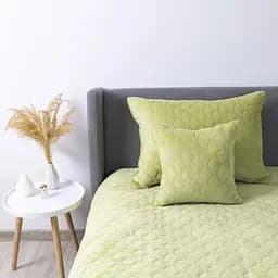 Покривало ТЕП Velour салатове ромб прямий 220 x 240 см (4-00517_21934) - мініатюра 3