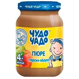 Упаковка пюре Чудо-Чадо Персик і яблуко з цукром 1.02 л (170 мл х 6 шт.) - мініатюра 2