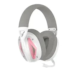 Навушники накладні XO BE46 2.4G Gaming Headset with Type-C+USB 2-in-1 Adapter Біло-рожеві - мініатюра 7