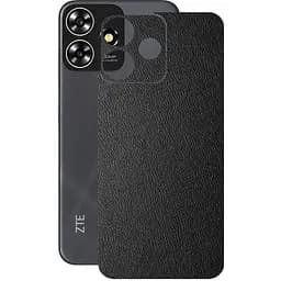 Захисна плівка StatusSKIN для ZTE Blade A73 Корпус Вініл Шкіра чорна