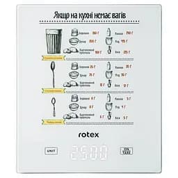 Ваги кухонні електронні Rotex RSK15-W