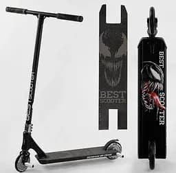 Самокат трюковий Best Scooter 69х12.5х93 см Чорно-білий 000231443 - мініатюра 5