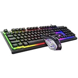 Набор игровой клавиатура и мышь с подсветкой iMICE KM-900 3200 DPI