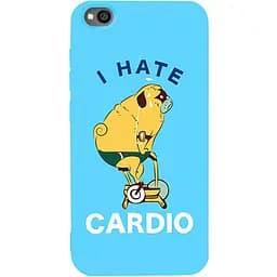 Чохол-накладка Toto Matt TPU 2 mm Print Case Xiaomi Redmi Go #5 Hate Cardio Sky Blue