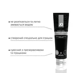 Густий лубрикант на водній основі System Jo H2o Gel Original (240 мл), рослинний гліцерин - мініатюра 3