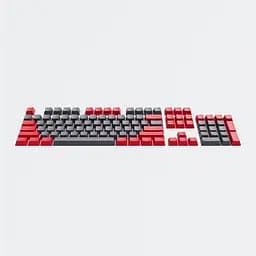 Набір кейкапів Dark Project PBT KS-42 ENG/UA/RU (DP-KS-0042) червоно-сірі - мініатюра 3