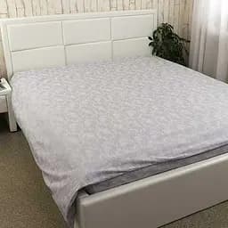 Пододеяльник Руно Серый Вензель, бязь набивная, двуспальный, 215х175 см, серый (58.114Б_Сірий вензель)