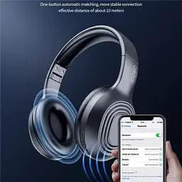 Навушники Celebrat A28 Bluetooth Headphones Black - мініатюра 4