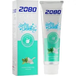 Зубная паста натуральная 2080 Aekyung Pure Baking Soda Mint Blast С пищевой содой и мятой 120 мл