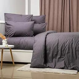 Пододеяльник ТЕП Страйп Сатин Premium Graphite 200 х 215 см (2-04854_34875)