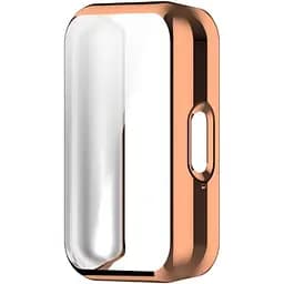 Чохол-накладка DK для Samsung Galaxy Fit3 (R390) Silicone Face Case (rose gold) - мініатюра 4