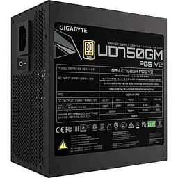 Блок живлення Gigabyte UD750GM PG5 V2 750W Black (GP-UD750GM PG5 V2) [148447] - мініатюра 5