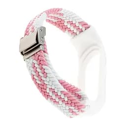 Ремінець Braided Buckle Mi Band 3/4/5/6/7 Білий Rose - мініатюра 2
