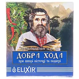 Крем-бальзам Elixir Добра хода при шпорі, кісточці та подагрі 10 мл - мініатюра 2