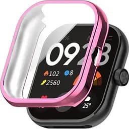 Чохол-накладка DK для Xiaomi Redmi Watch 4 Silicone Face Case (pink rose)