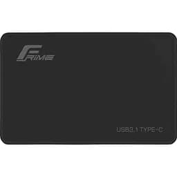 Зовнішня кишеня Frime для 2.5" SATA HDD/SSD Plastic Type-C (USB 3.1) Black (FHE10.25U31)