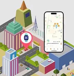 Дитячий смарт годинник Q-18 з GPS трекером, SIM-картою, дзвінками, кнопкою SOS, прослушкою та камерою Блакитний - мініатюра 7