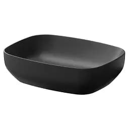 Умывальник на столешницу Cersanit Larga прямоугольный 50х38 см Антрацит матовый K677-013 30412