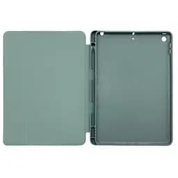 Чохол-книжка CDK для Apple iPad 10.2" 8gen 2020 екокожа/силікон Smart Case cлот стилус (011189) green - мініатюра 5