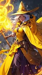 Классический пазл Девушка колдунья (ver 2), А3, Деревянная коробка 200 элементов