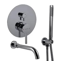 Смеситель для ванной встроенный Globus Lux LAZER Pro GLPR-202-00-SMART душевой комплект с ручной лейкой