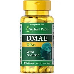 Натуральная добавка Puritan's Pride DMAE 100 mg 100 капсул