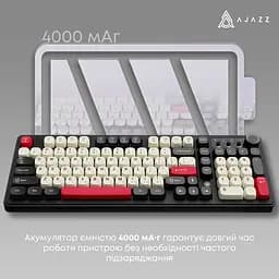 Клавіатура бездротова Ajazz AF98 PLUS Black (AF98-PLUS-BSR) - мініатюра 13