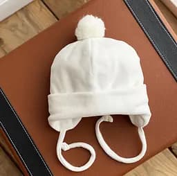 Шапка для малюків "Velour" об’єм 40-44 см Kid's Fantasy Молочний
