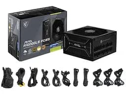 Блок живлення MSI MAG A1000GLS 1000W 80+ Gold ATX 3.1 (MAG A1000GLS PCIE5) - мініатюра 5