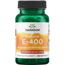 Вітамін Е Swanson Natural Vitamin E 100 капсул