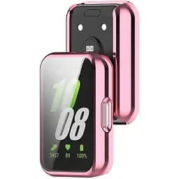 Чохол-накладка DK Samsung Galaxy Fit3 (R390) Silicone Face Case (pink rose) - мініатюра 2