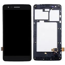 Дисплей LG X240 K8 2017 Dual Sim чорний, PRC, з рамкою
