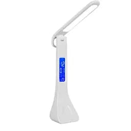 Лампа настільна Work's EH002W LED акумуляторна з функцією годинника (134377)