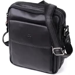 Стильна чоловіча сумка через плече із натуральної шкіри TONY PEROTTI 17,5х22х7 см sum0028957