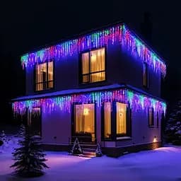 Вулична гірлянда Бахрома GarlandoPro 25 м 405 LED Мультиколор 25MWML - мініатюра 4