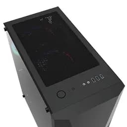 Корпус Montech FIGHTER 500, Black, Mid Tower, без БЖ, для ATX / Micro ATX / Mini ITX, 1xUSB 3.0 / 2xUSB 2.0, макс. CPU - 160 мм / GPU - 320 мм, 4x120 мм LED "Rainbow", бічна панель із загартованого скла - мініатюра 6