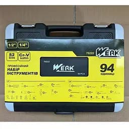 Набір інструментів Werk професiйний 1/2" i 1/4" 94 одиниці (128454) - мініатюра 2
