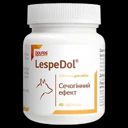 Вітамінно-мінеральна добавка Dolfos LespeDol при захворюваннях сечовивідної системи собак 40 таблеток